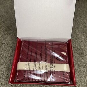 Creative Memories PICFOLIO MINUTES ALBUM Red/Tan Leatherette Holds 24 Photos NIB